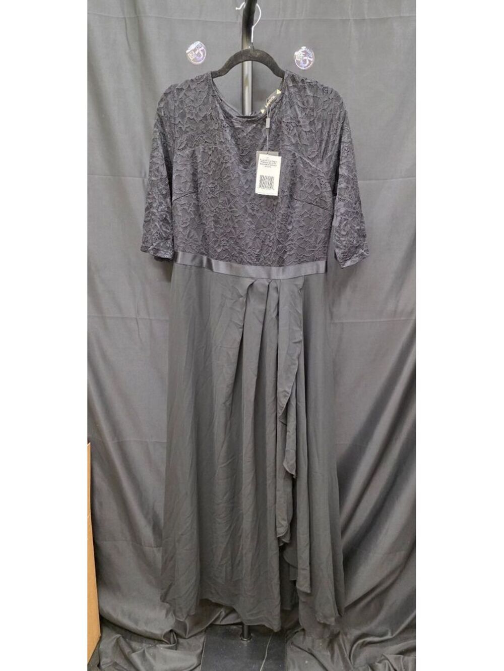 Miusol Women’s Floral Lace 3/4 Sleeve Formal Bridesmaid Maxi Dress XL